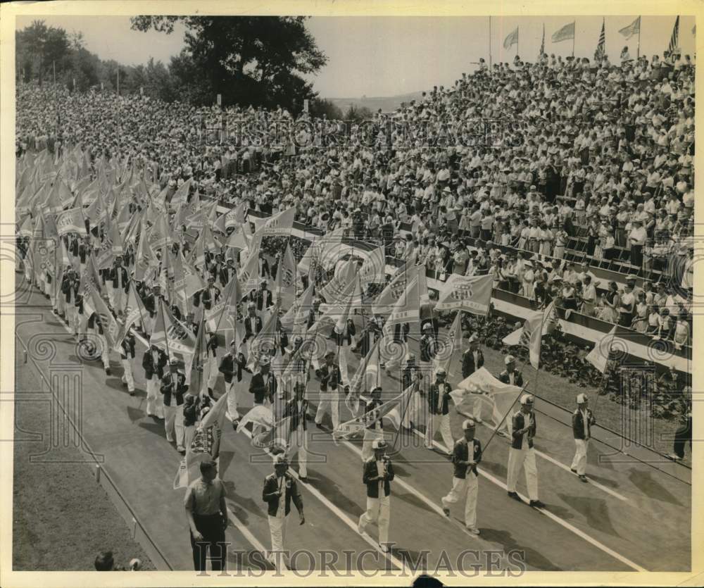 1959 Press Photo Soap Box Derby Parade - saa59739 - Historic Images