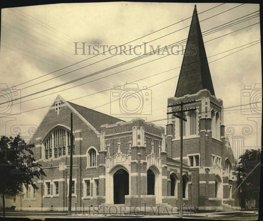 1927 Press Photo Exterior view of Laurel Heights Methodist Church - saa66186- Historic Images