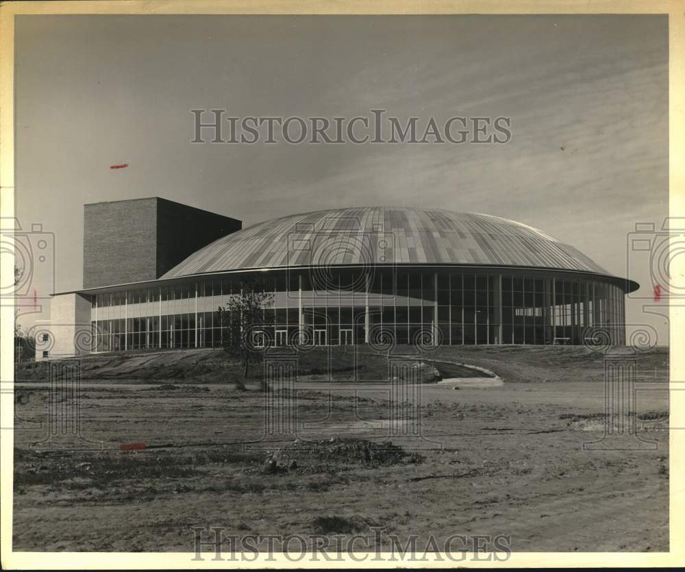 1959 Press Photo Exterior view of the Austin Auditorium - saa87794 - Historic Images