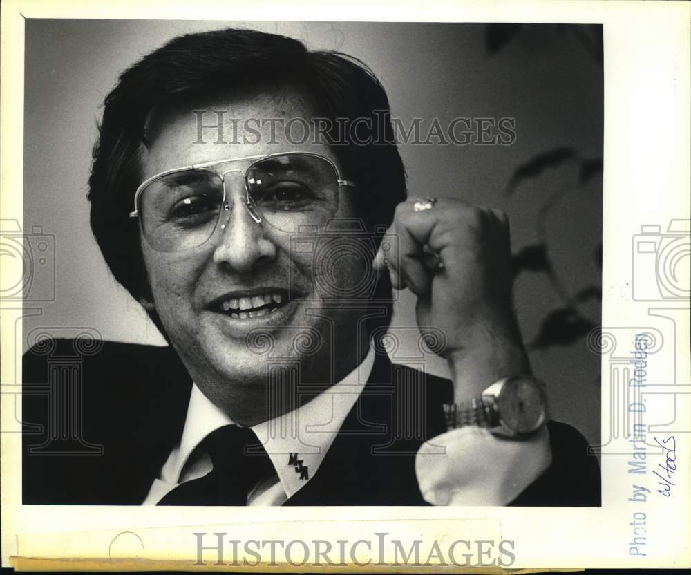 Press Photo Michael Arreaga, Bexar County Child Support Enforcement Director- Historic Images