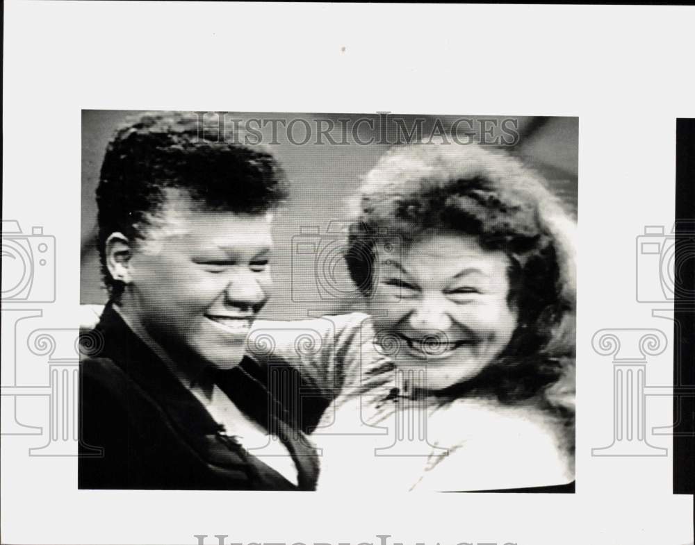 1991 Press Photo Jacci Walden and her mother Dylene Zolikoff - sab01011- Historic Images