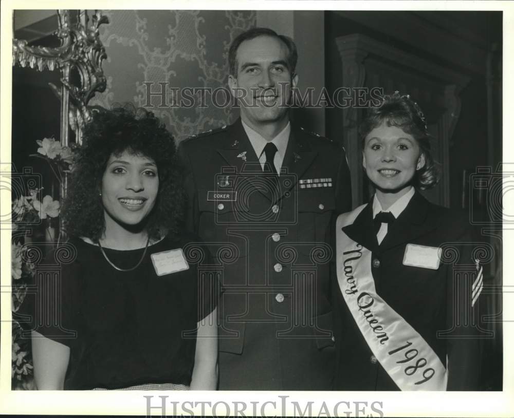 1989 Military Civilian Club Tea Honoring Fiesta Queens, Clemens Home-Historic Images