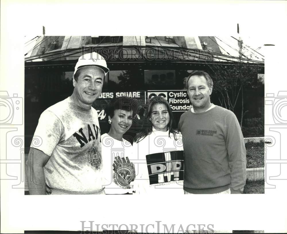1992 Attendees Of Cystic Fibrosis Tower Climb At Tower of Americas-Historic Images