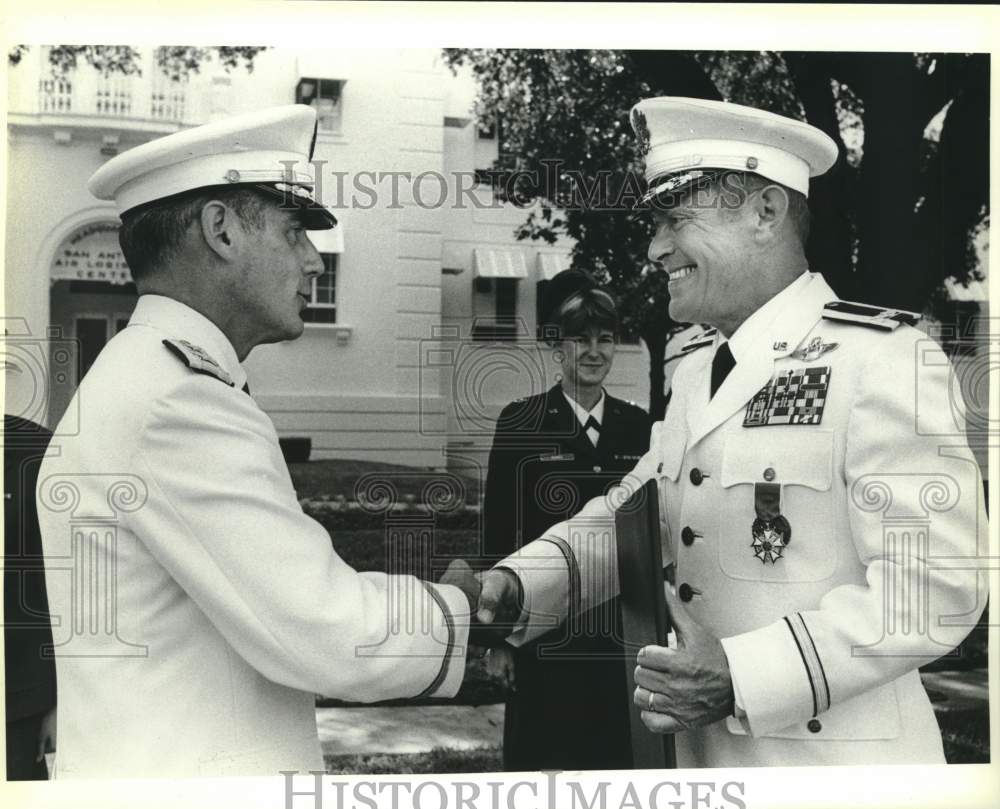 1986 Maj. Gen. Lewis G. Curtis and Colonel T.O. Williams III, Texas-Historic Images
