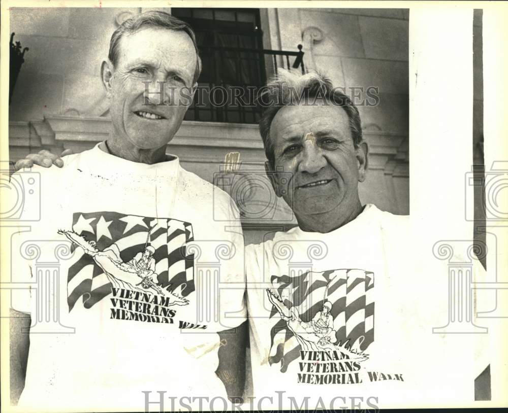 1986 Former Vietnam POWs, Now Generals, Vietnam Memorial Walk-a-thon-Historic Images