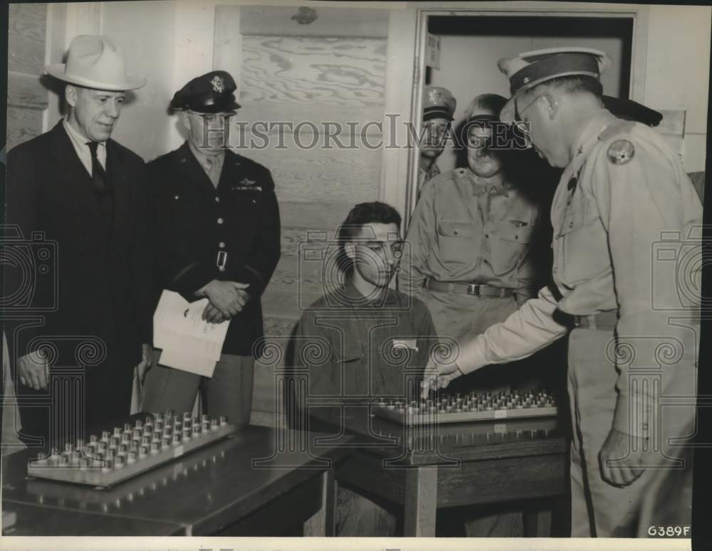 Congressional &amp; Military officials tour Aviation cadets train-Historic Images