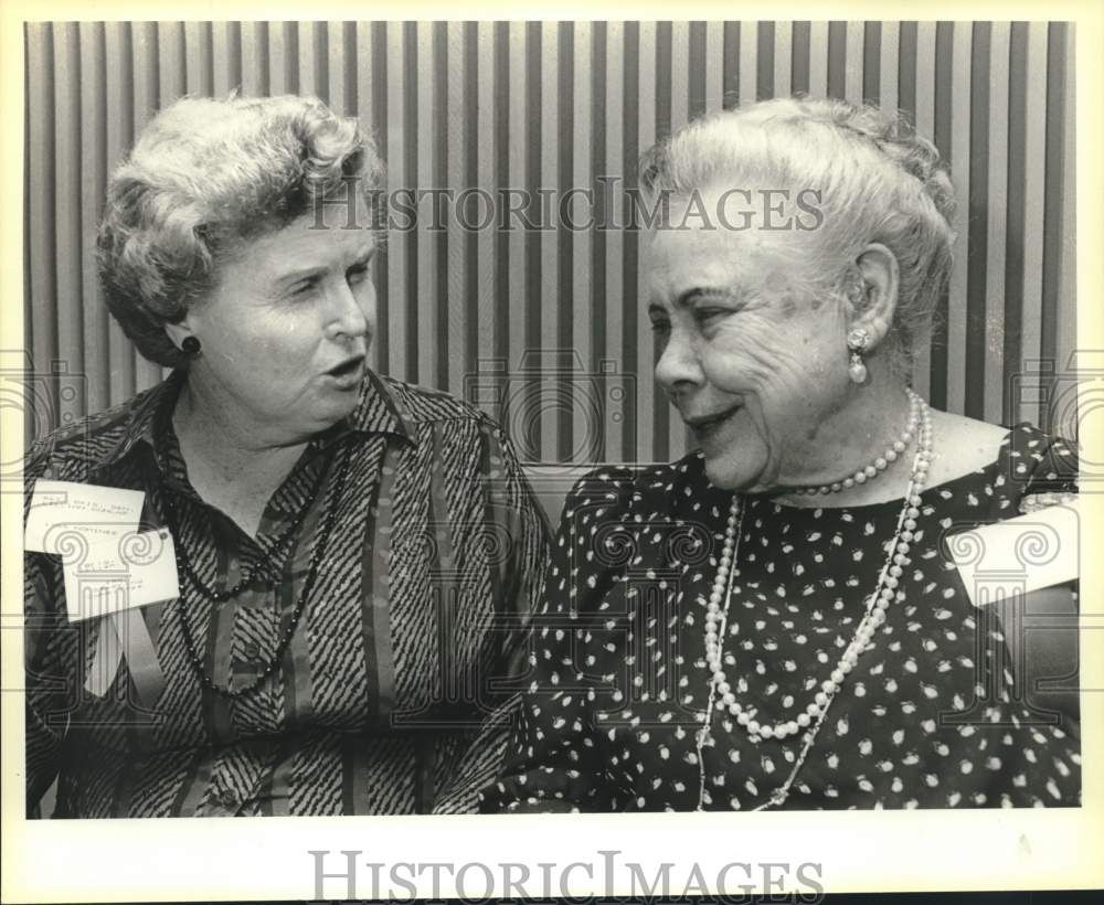 1985 Brigadier General Lillian Dunlap and Maggie Cousins, Texas-Historic Images