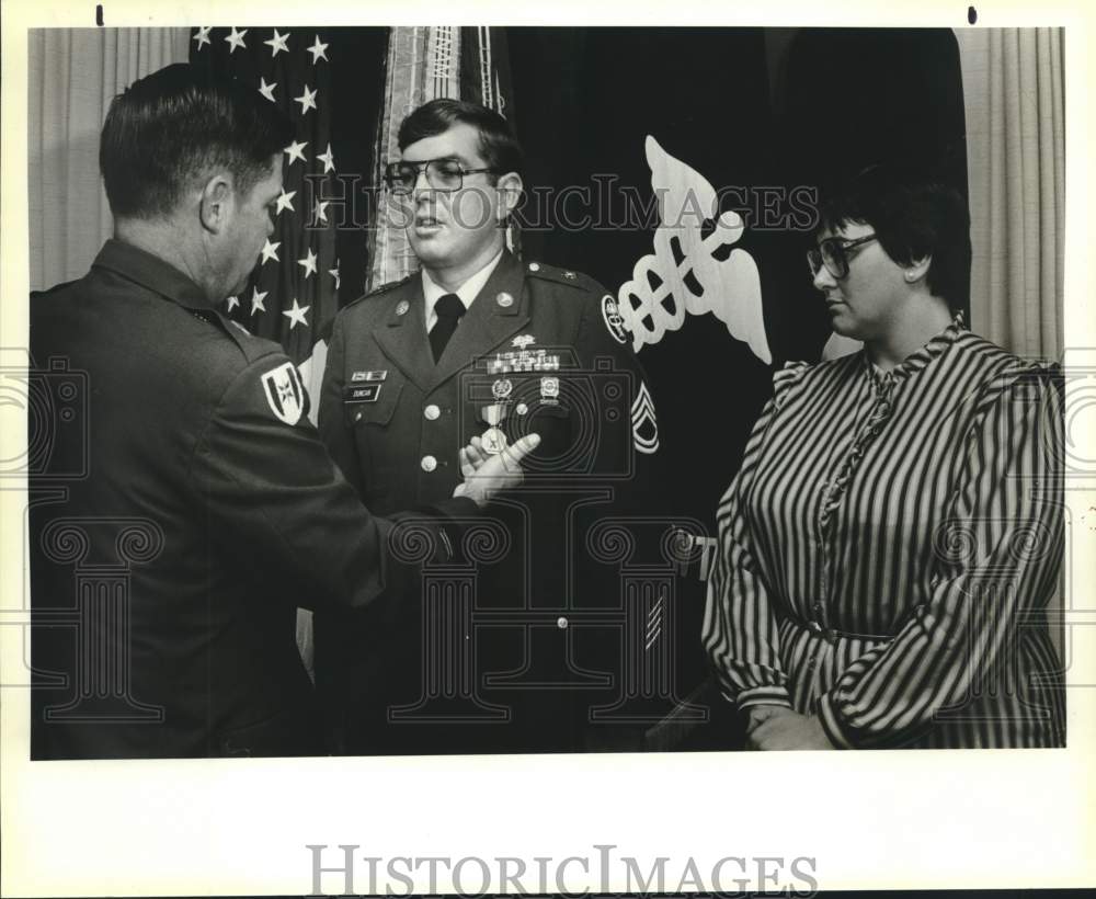 1983 Award for Heroism presentation at BAMC Headquarters, Texas-Historic Images
