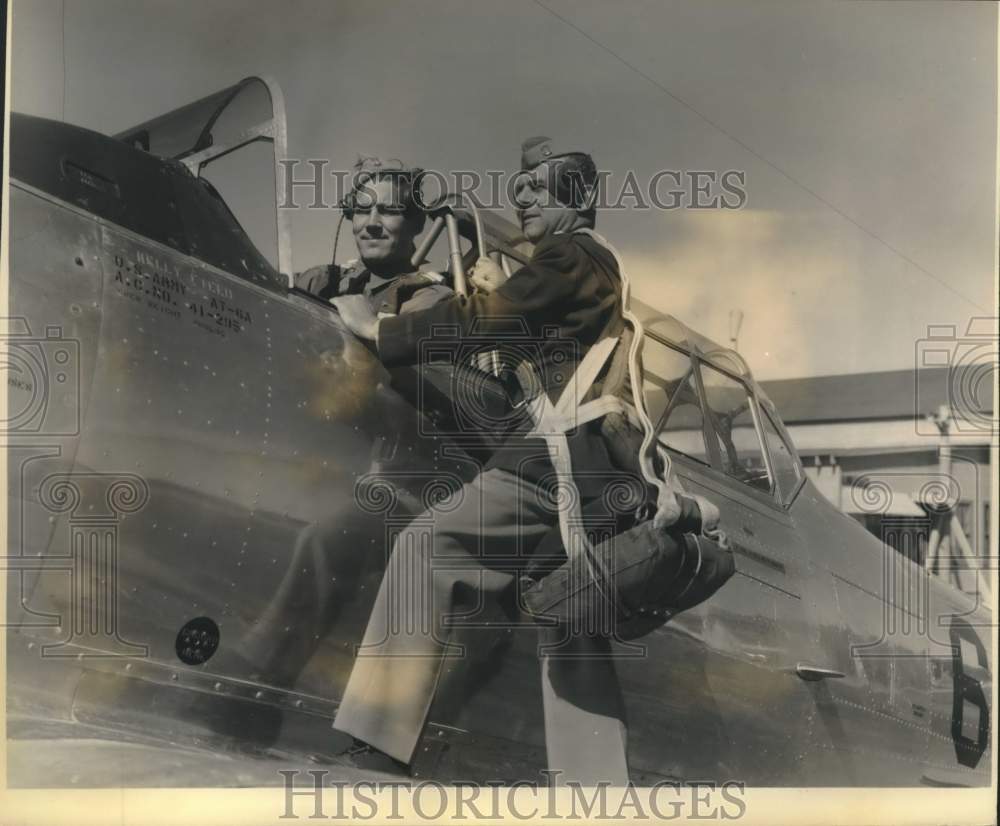 Brigadier General James H. Doolittle and his son James Jr., Texas-Historic Images