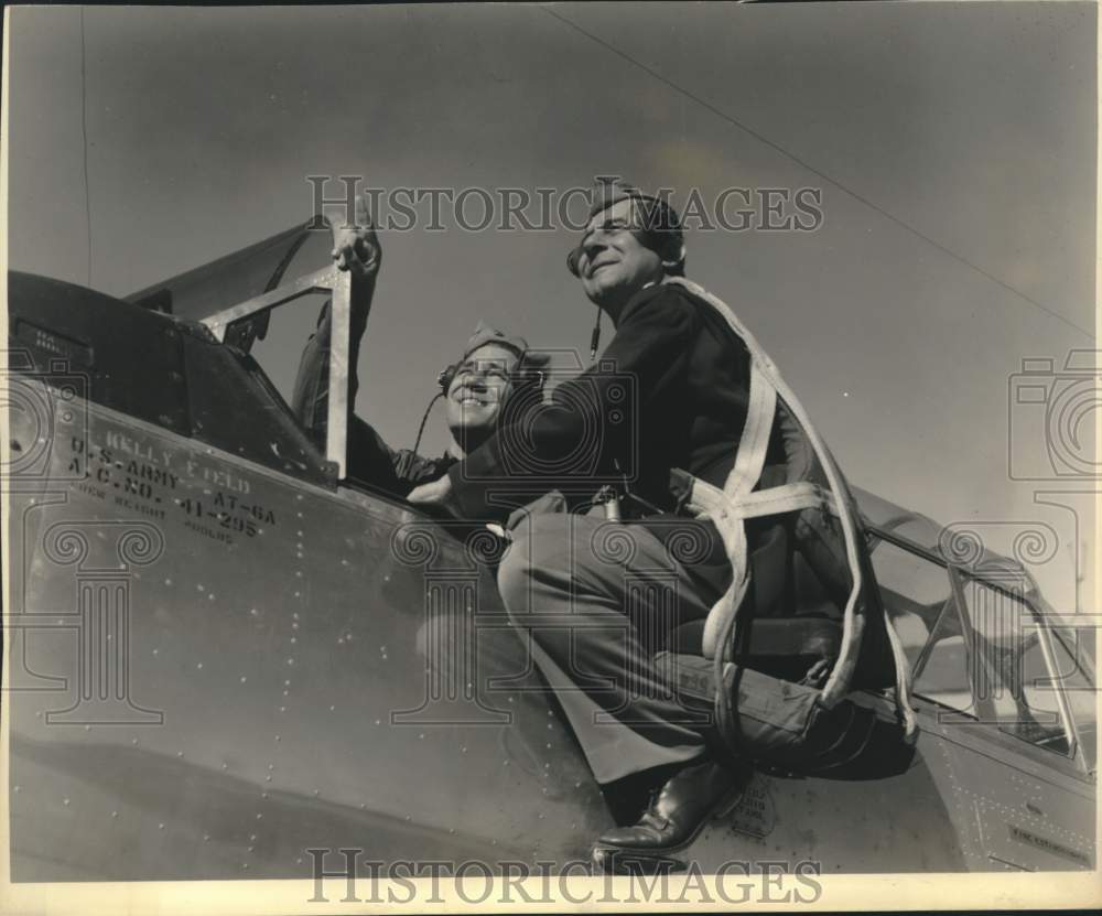 Brigadier General James H. Doolittle and his son James, Jr., Texas-Historic Images