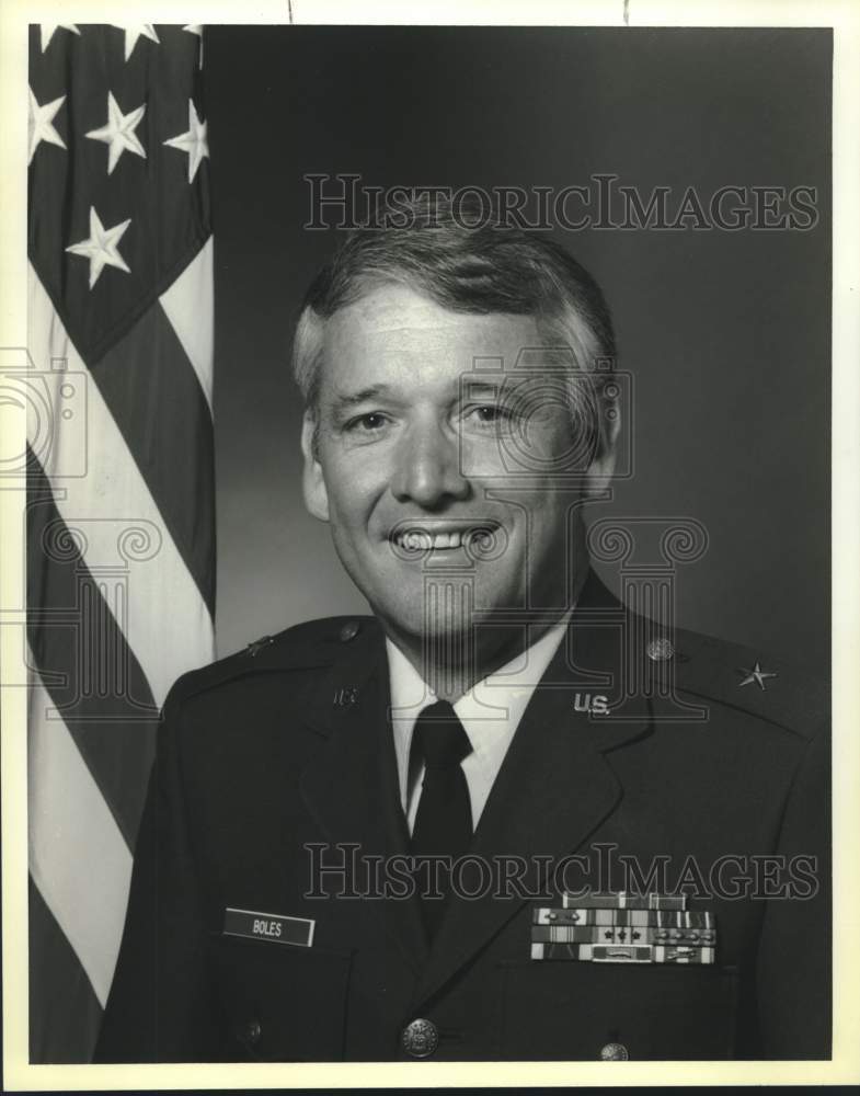 1988 Brig. Gen. Billy J. Boles, incoming commander, Randolph AFB-Historic Images