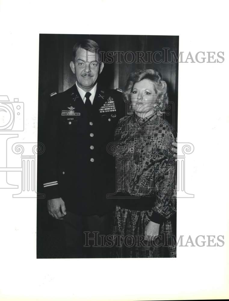 1988 Tom &amp; Joan Gaither attending a New Year Reception-Historic Images