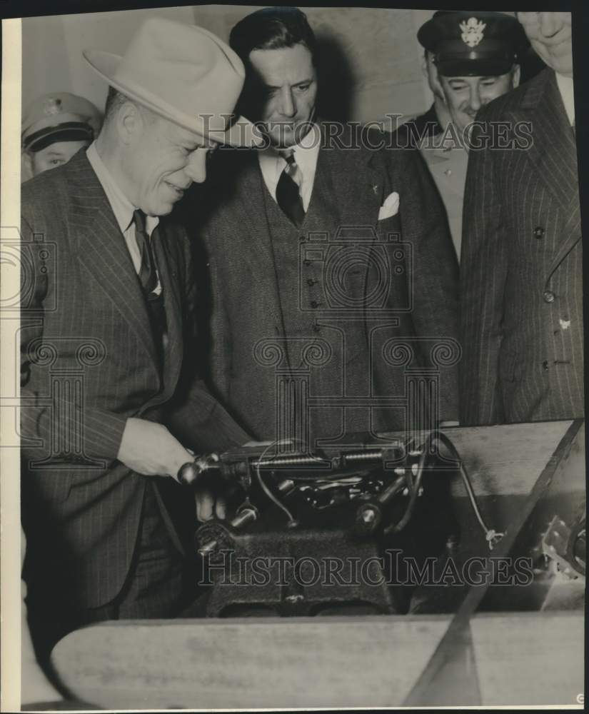 Robert P. Patterson visits the San Antonio Aviation Cadet Center-Historic Images