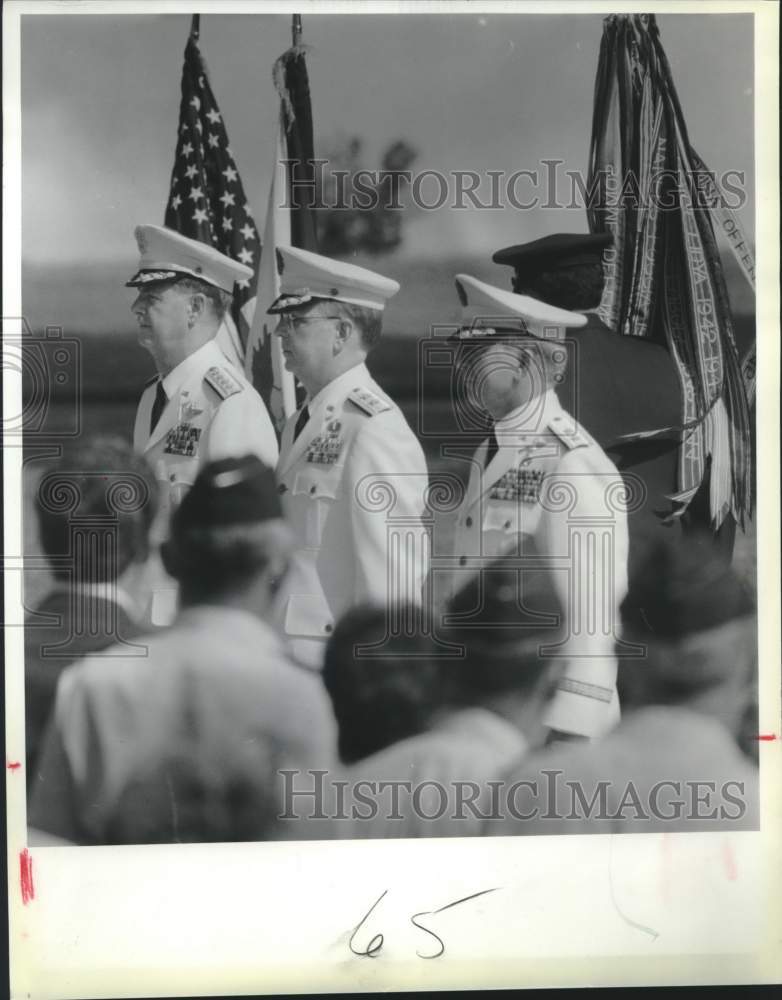 1989 Change of Command at Electronic Security Command, Texas-Historic Images
