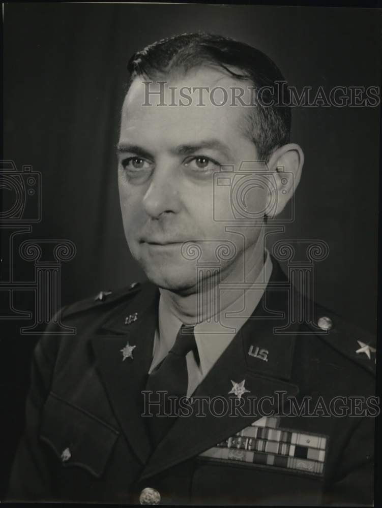 1952 Press Photo Brig. Gen. Edward T. Williams, European Command, Germany- Historic Images