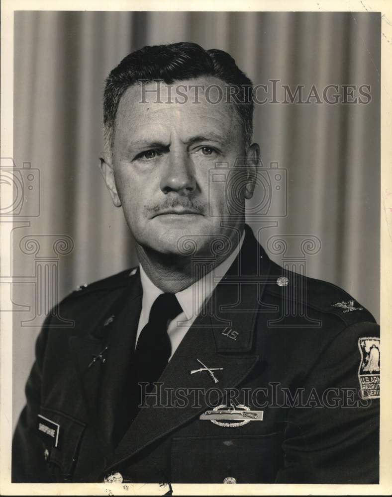1969 Press Photo Colonel L.W. Shropshire, retiring from Fort Sam Houston, Texas- Historic Images