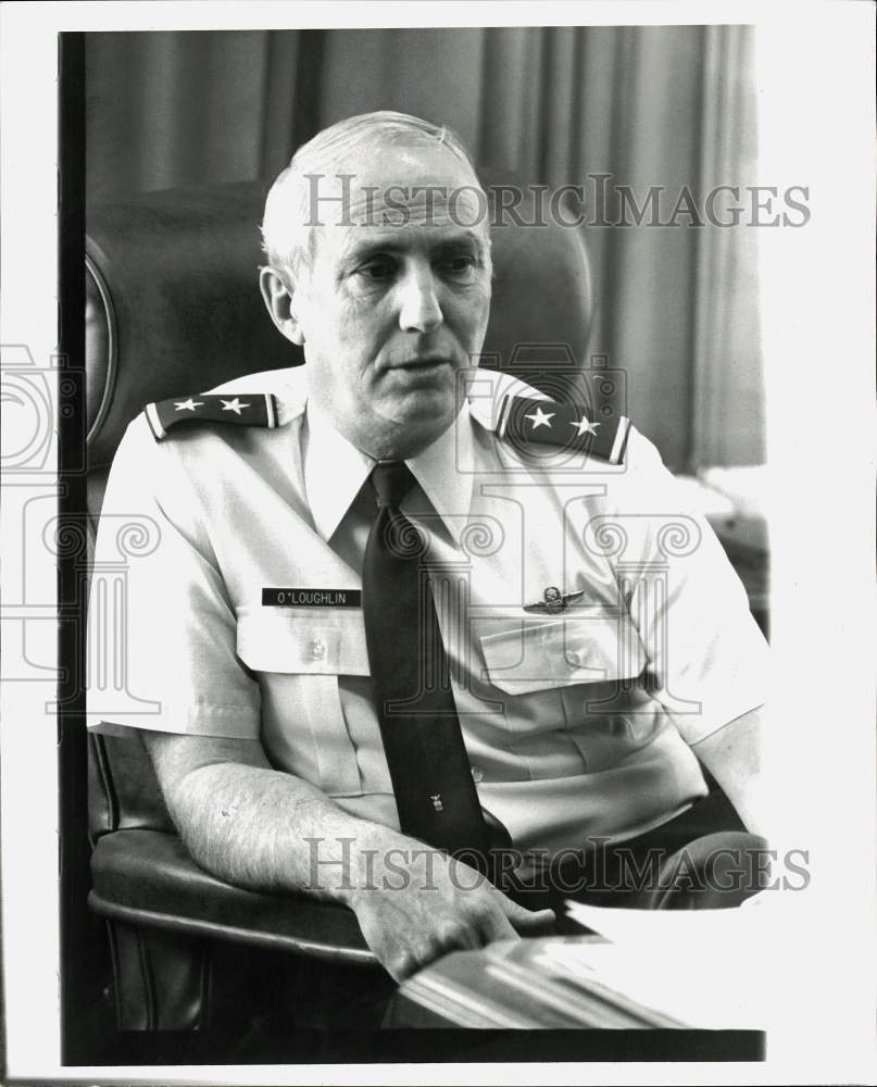 Press Photo Major General Earl O'Loughlin, Texas - sam09614 - Historic Images