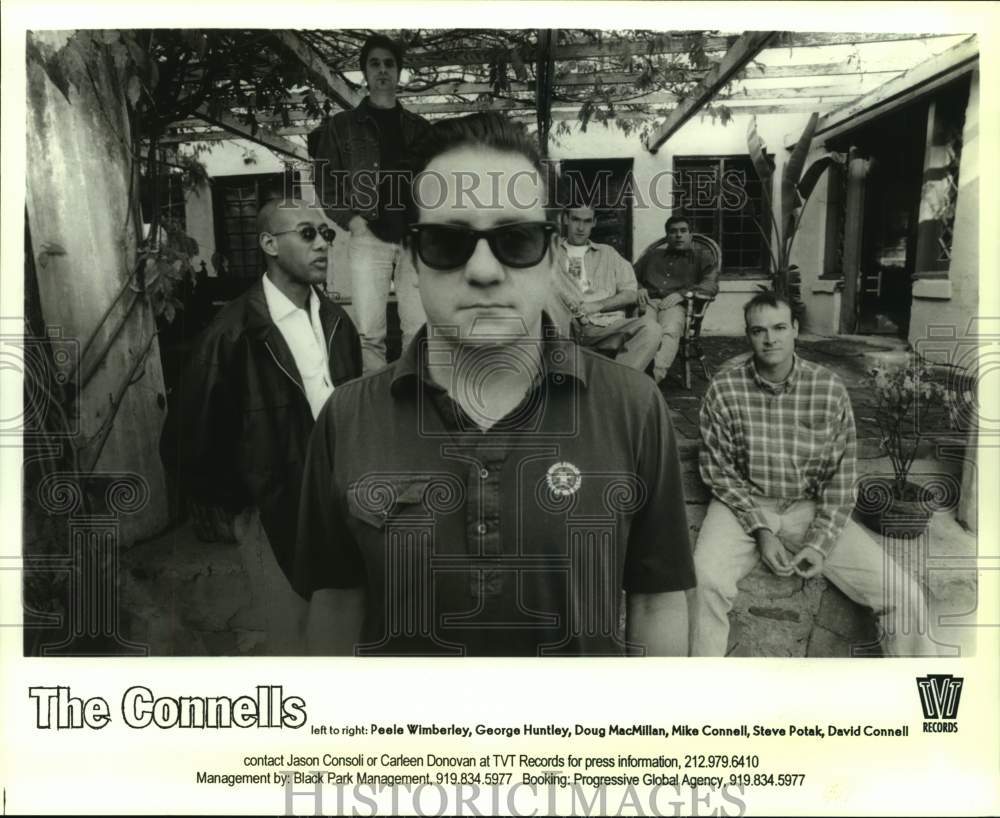 Press Photo Peele Wimberley, George Huntley and Mike Connell of The Connells. - Historic Images