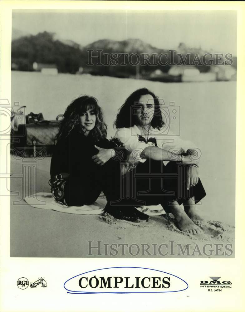 Press Photo Complices, Spanish rock music group. - Historic Images