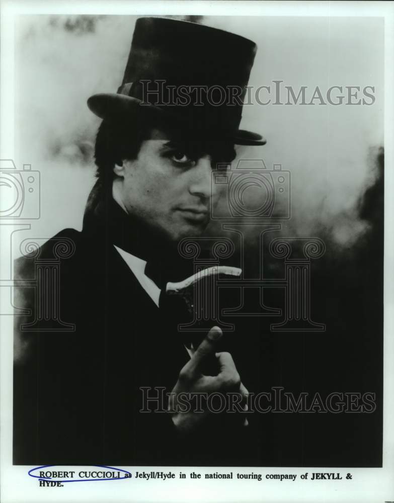 Actor Robert Cuccioli as Jekyll/Hyde in Jekyll &amp; Hyde Touring Show - Historic Images