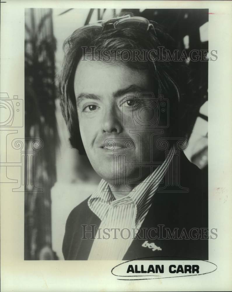 Press Photo Allan Carr, American producer and screenwriter. - Historic Images