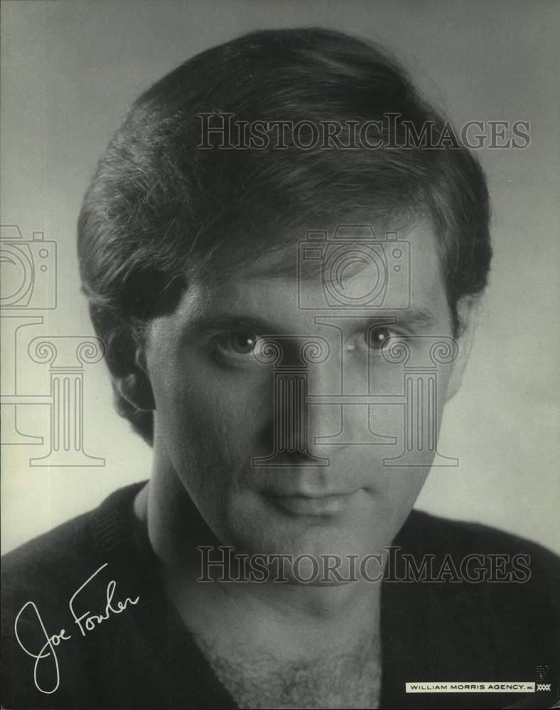 Press Photo Joe Fowler, American actor. - Historic Images
