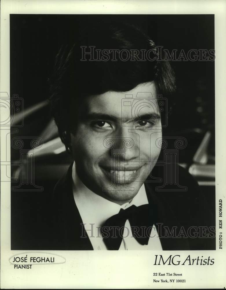 Press Photo Jose Feghali, Brazilian chamber music pianist. - Historic Images