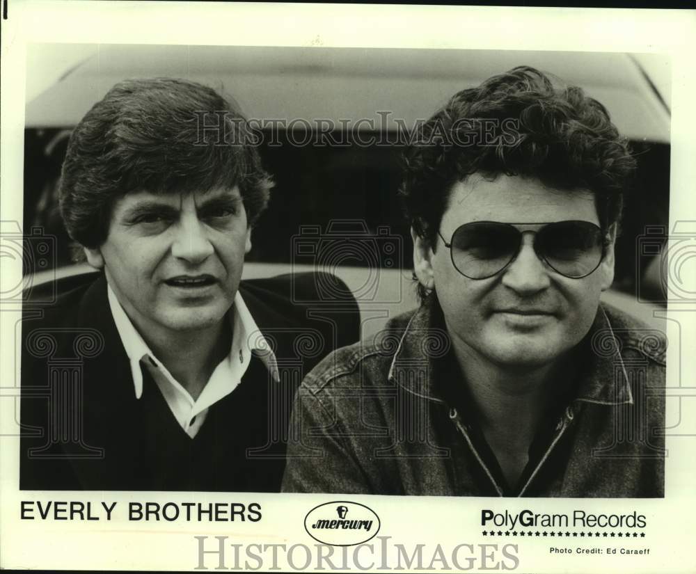 Two Members of the Everly Brothers Musical duo - Historic Images