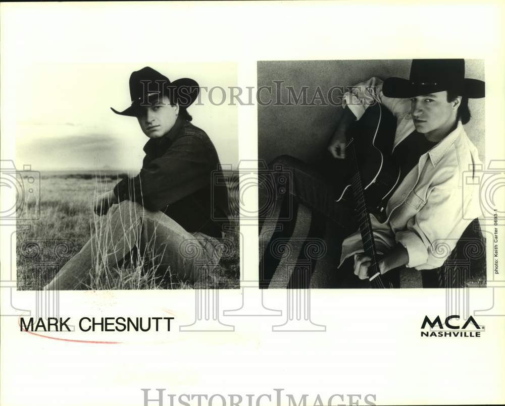 1996 Press Photo Country Musician Mark Chesnutt - sap02677- Historic Images