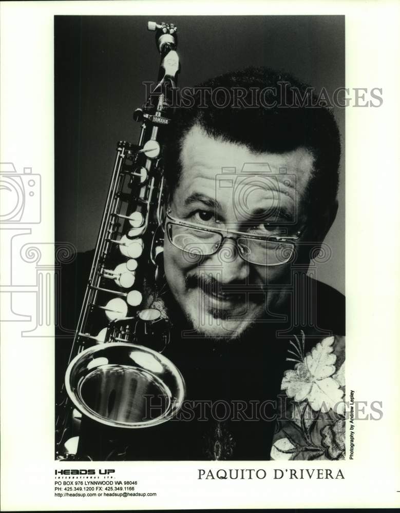 Press Photo Musician Paquito D&#39;Rivera - Historic Images