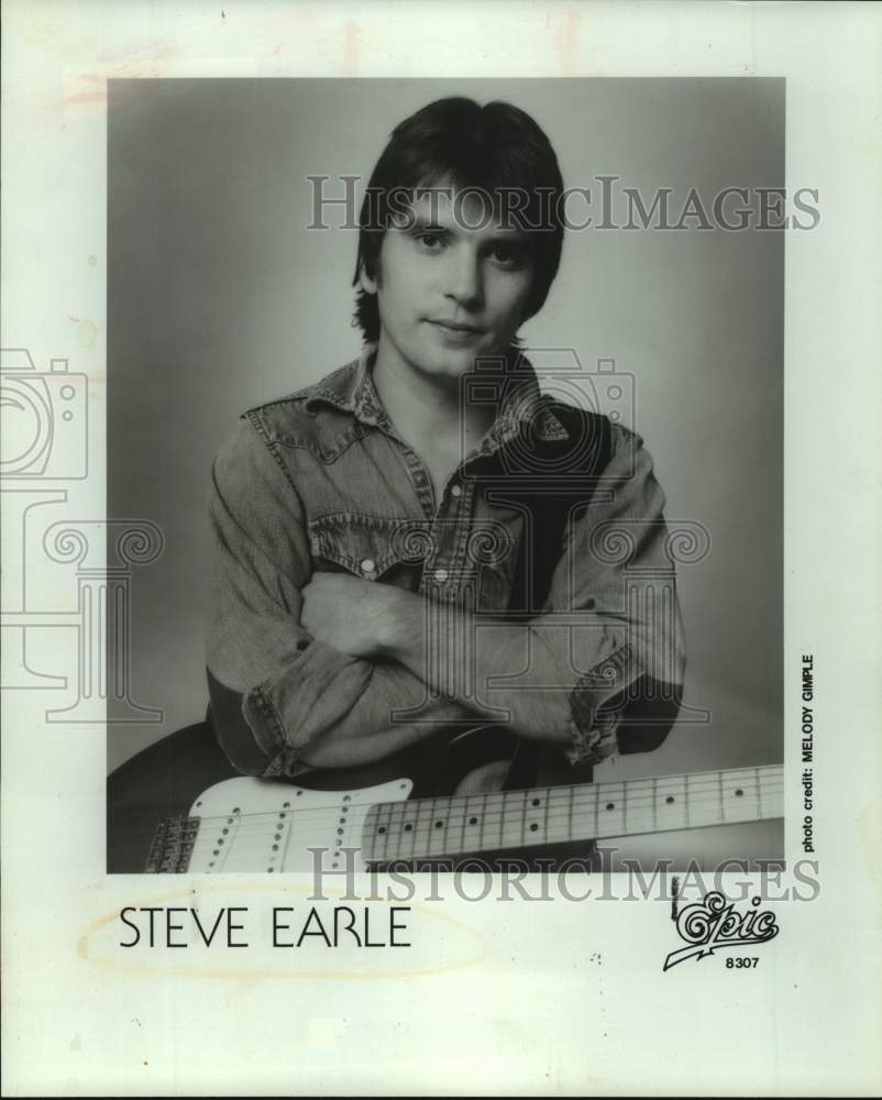 Press Photo Musician Steve Earle - Historic Images