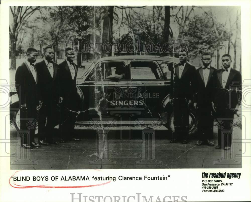 Press Photo "Blind Boys of Alabama featuring Clarence Fountain" Singers - Historic Images