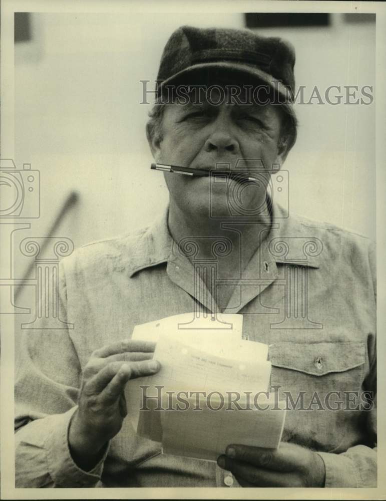 Actor Pat Hingle in &quot;The Secret Life of John Chapman on CBS - Historic Images