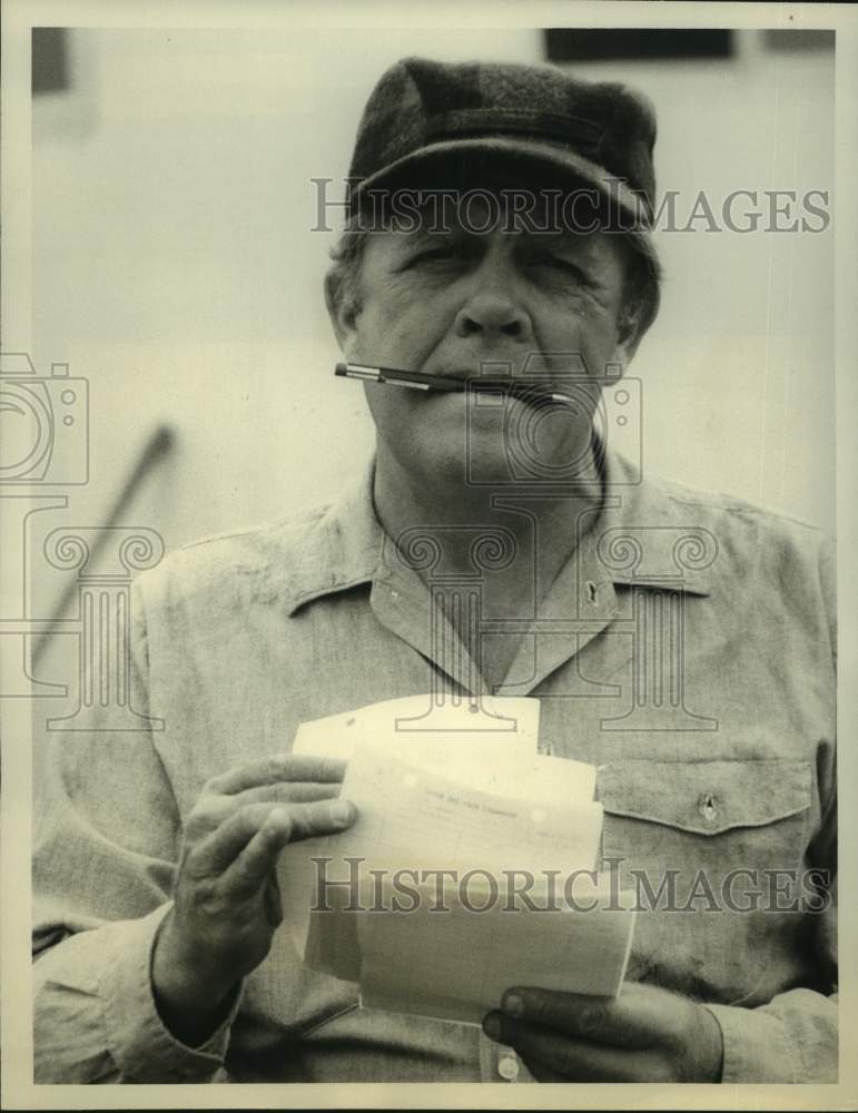 Actor Pat Hingle in "The Secret Life of John Chapman on CBS - Historic Images
