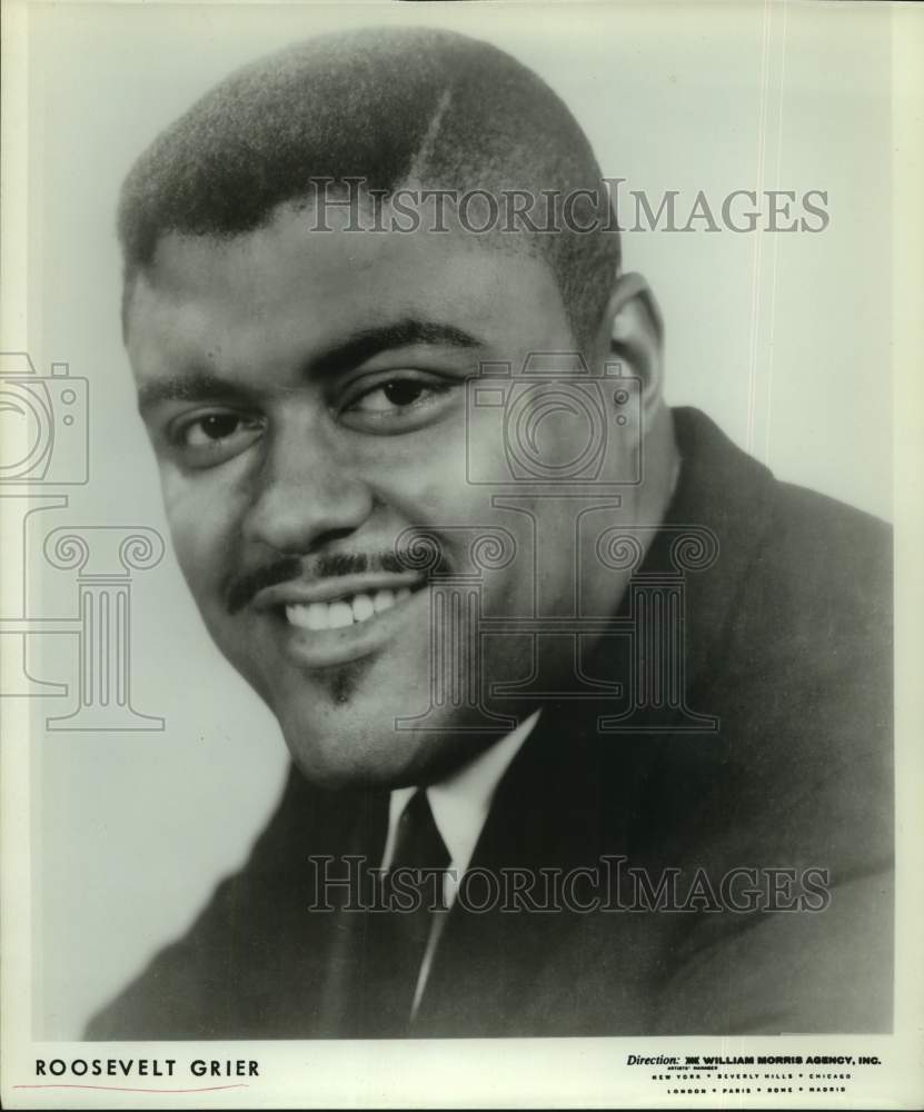 Press Photo Actor Rosey Grier, Roosevelt Grier - Historic Images