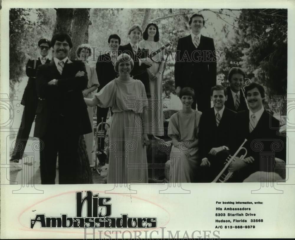 Press Photo His Ambassadors, American gospel disco group from Florida. - Historic Images