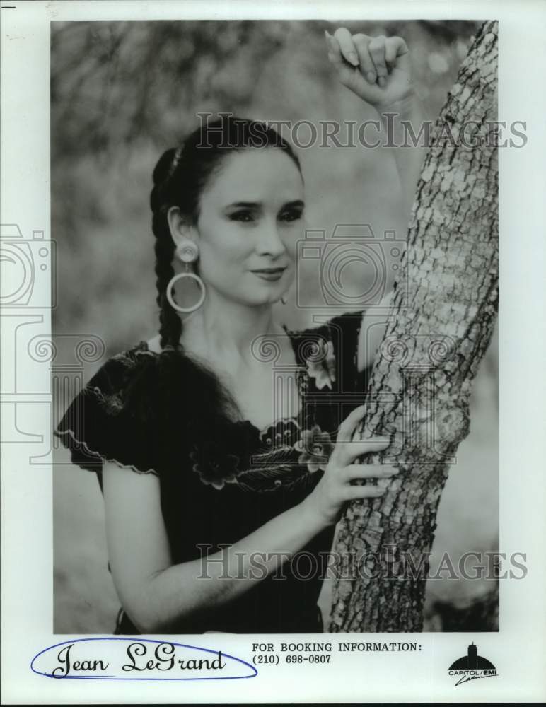 Press Photo Tejano Singer Jean LeGrand - Historic Images