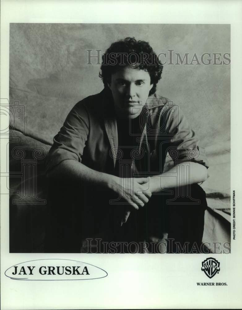 Press Photo Jay Gruska, American songwriter and composer. - Historic Images