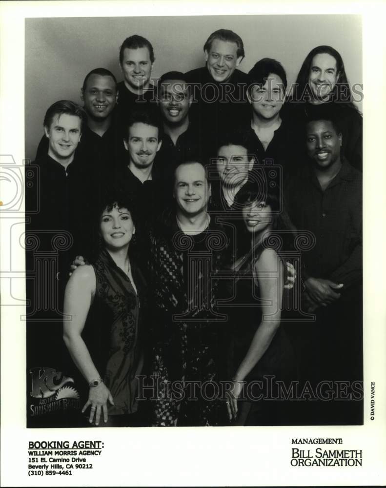 Press Photo Harry Wayne Casey and KC and the Sunshine Band, disco group. - Historic Images