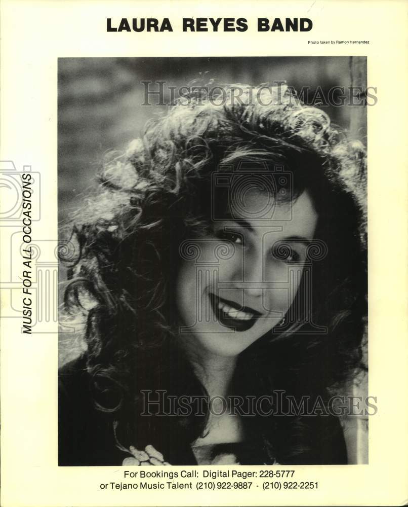 Closeup Portrait of Laura Reyes of Laura Reyes Band - Historic Images