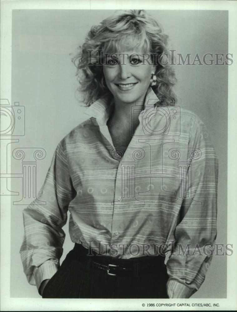 1986 Press Photo Actress Joanna Kerns as Mama in Growing Pains on ABC-TV- Historic Images