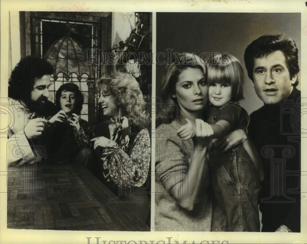 Actor David Kaufman with co-stars in two portraits - Historic Images