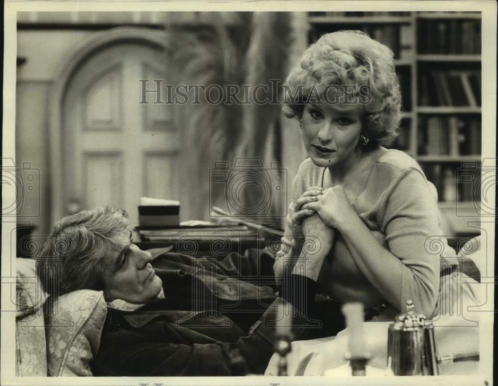 Press Photo Richard Schaal and Joan Goodfellow in The Two of Us, on CBS. - Historic Images