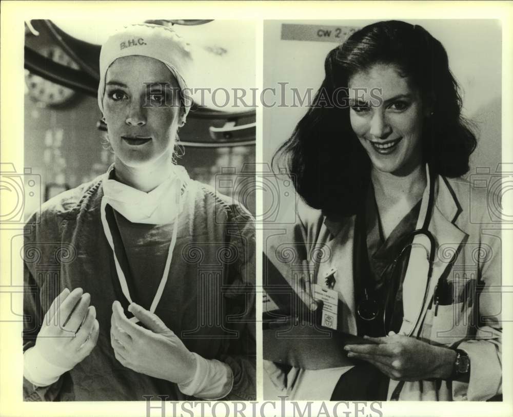 Actress Patricia Kalember portrays doctor in role of television show - Historic Images