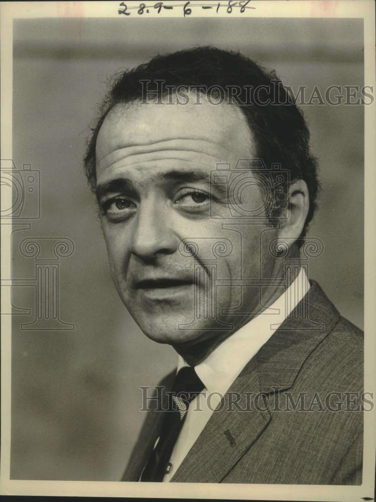 Press Photo Actor Ed Flanders in closeup portrait - Historic Images