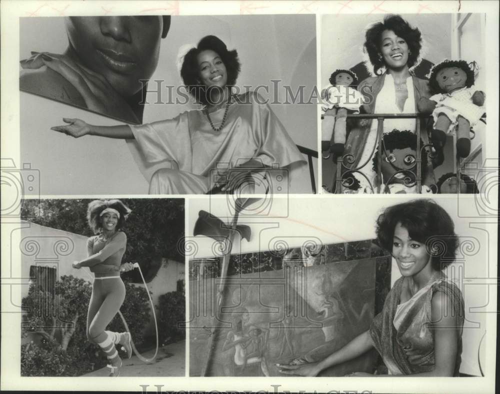 1983 Press Photo Actress Bianca Ferguson in various scenes - sap08162- Historic Images