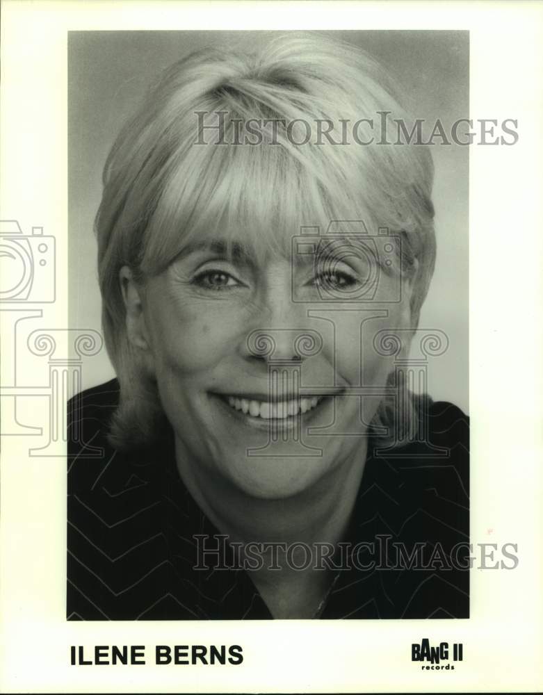Press Photo Bang II Record Company Director Ilene Berns smiles in closeup - Historic Images