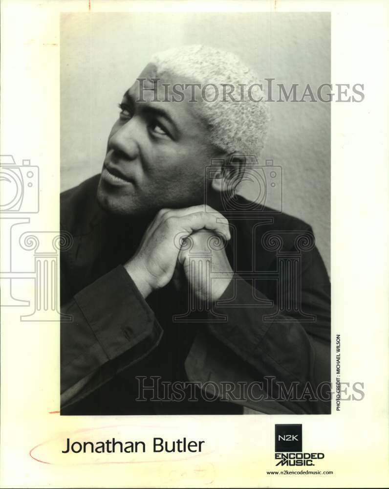 1997 South African Singer, Songwriter Jonathan Butler in portrait ...