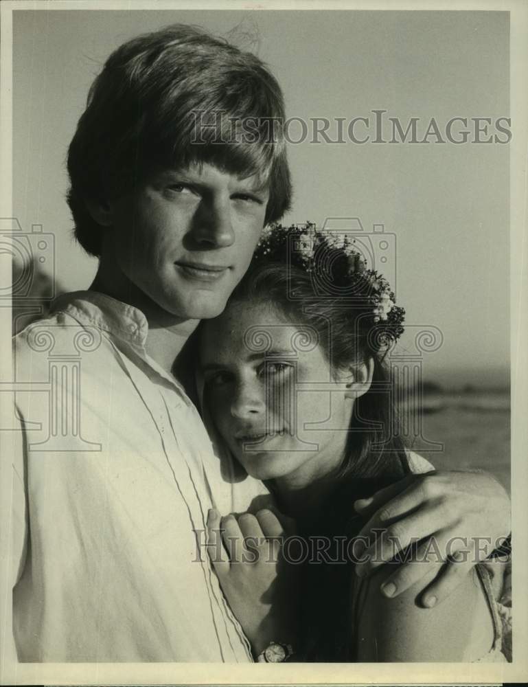 1979 Press Photo Actors Dean Butler, Stephanie Zimbalist in &quot;Forever&quot; on CBS-TV- Historic Images