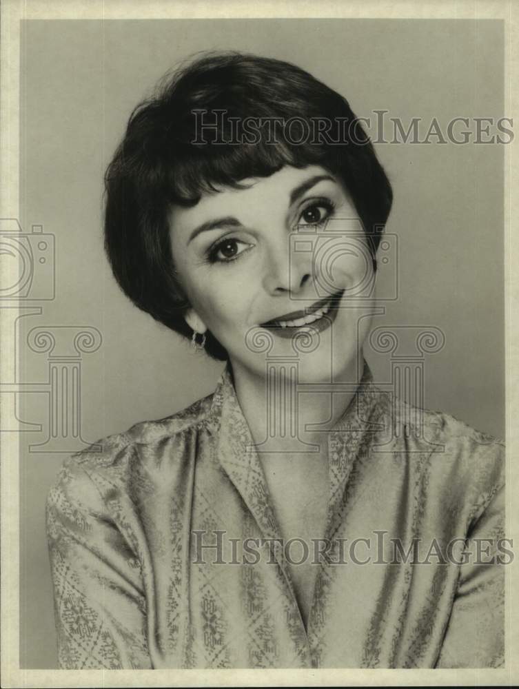 1989 Press Photo Ruth Batchelor of "Good Morning America" on Television- Historic Images